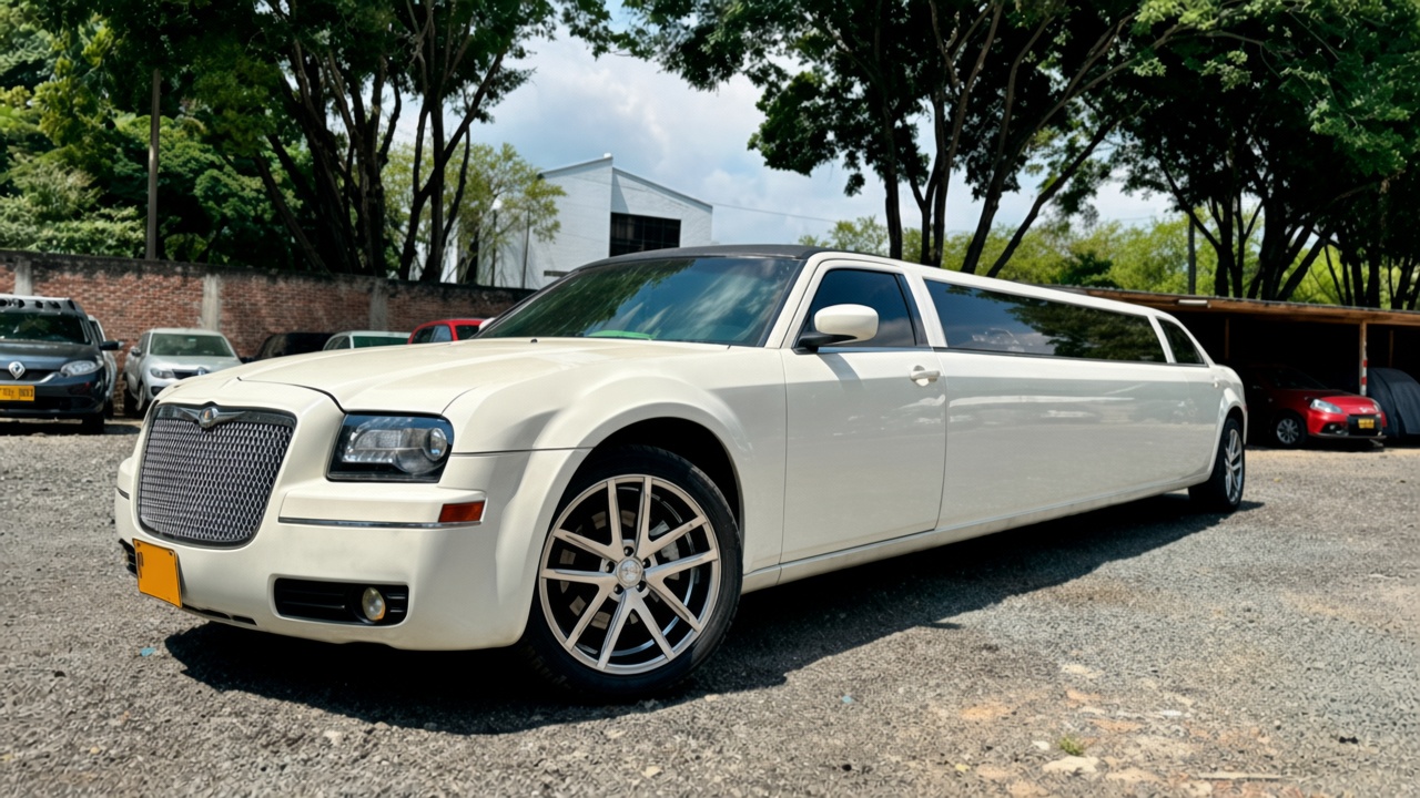Chrysler 300 blanca en Bogotá