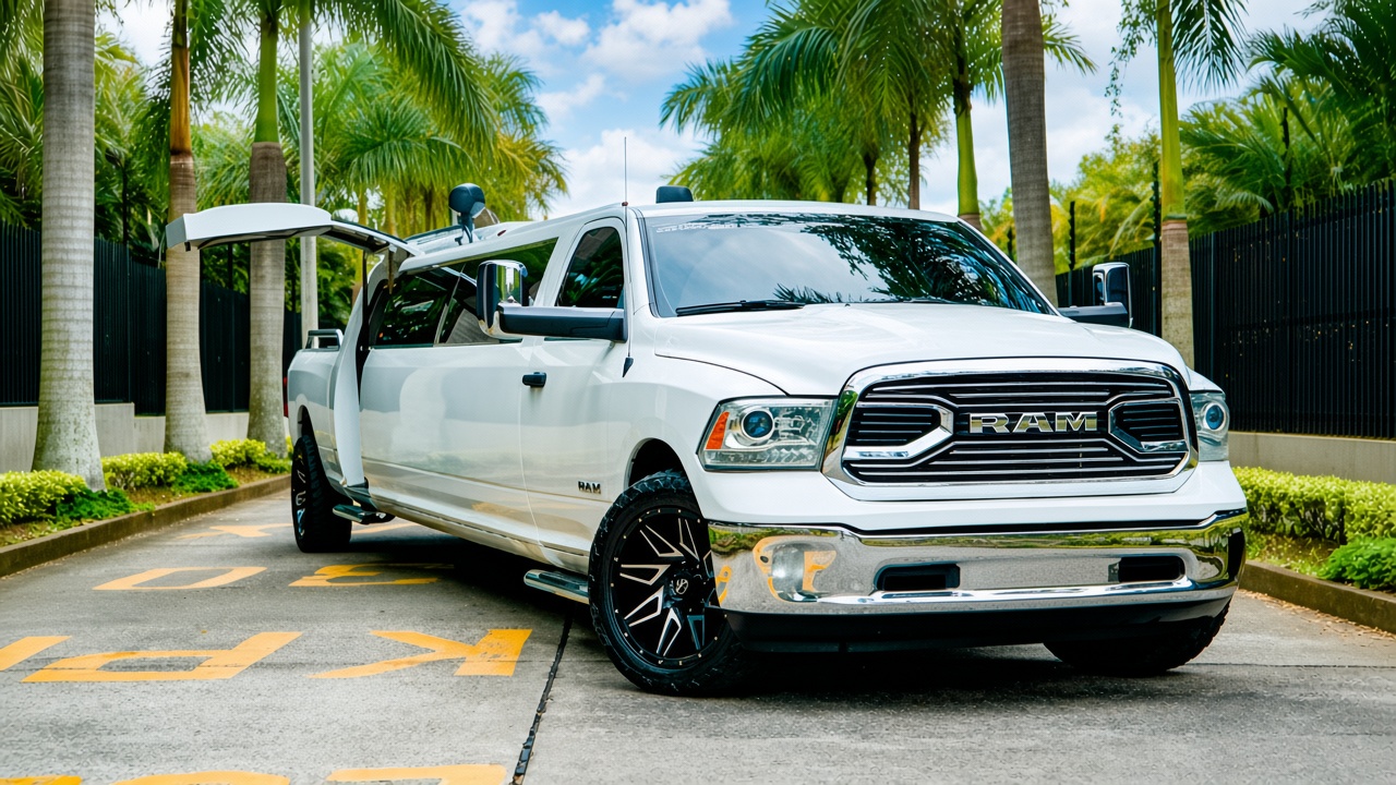 RAM 1500 con puertas hacia arriba en Cali